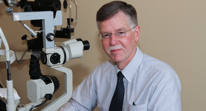 Our stanhope optometrist, Dr. Bernard Mullin,