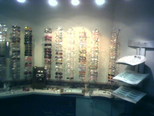 eye doctor nyc wall of glasses pic