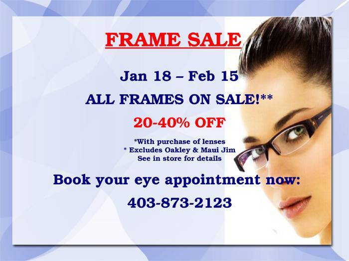Frame Sale 2013